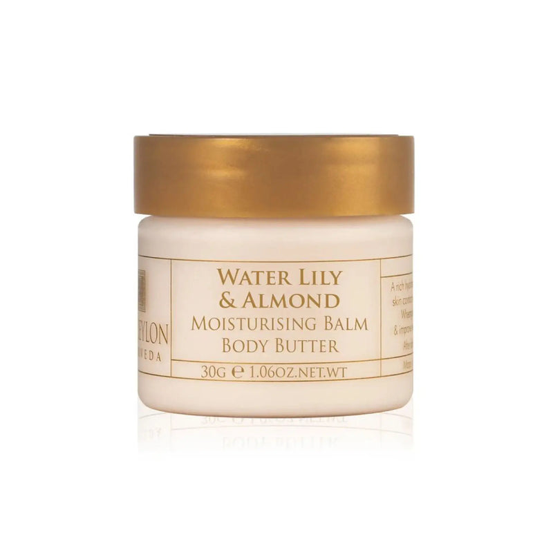 Body Cream - WATER LILY & ALMOND - Moisturising Balm Body Butter 30g