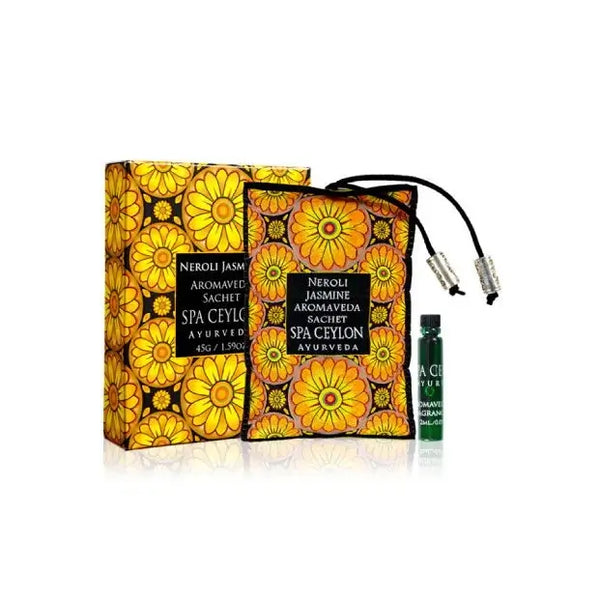 Aromaveda Natural Sachets - Neroli Jasmine 45gr + 2ml Vial