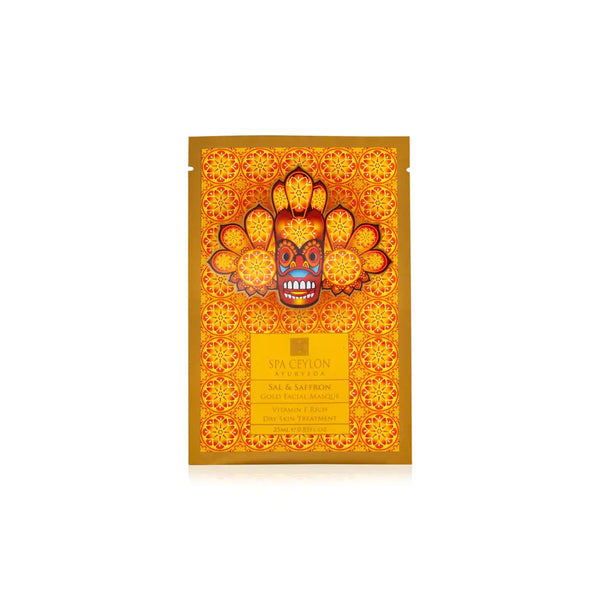 Sheet Facial Masque - Sal & Saffron Gold 25ml