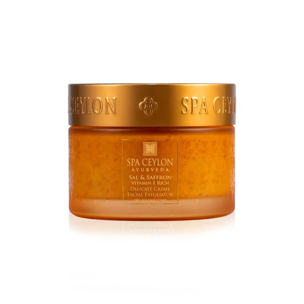 Sal & Saffron Range - Delicate Creme Facial Exfoliator 100gr