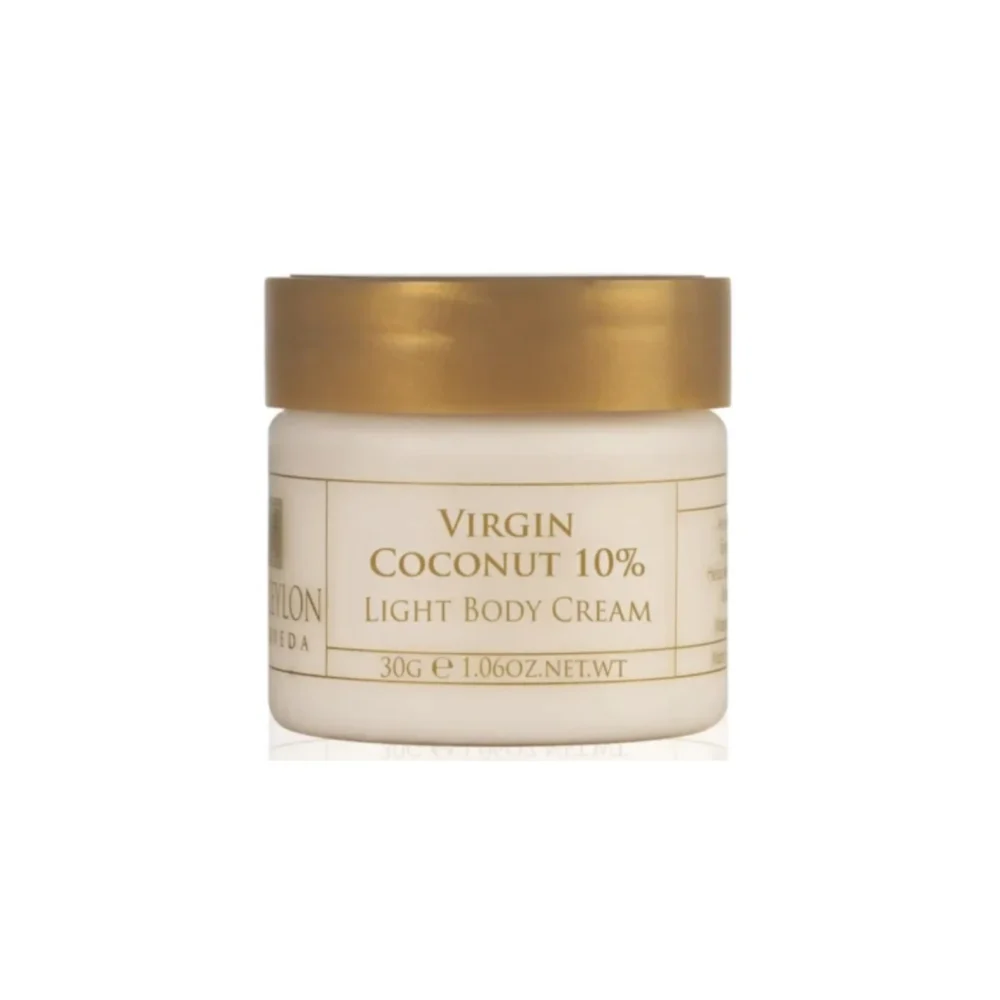 VIRGIN COCONUT 10% - Light Body Cream. 30 G