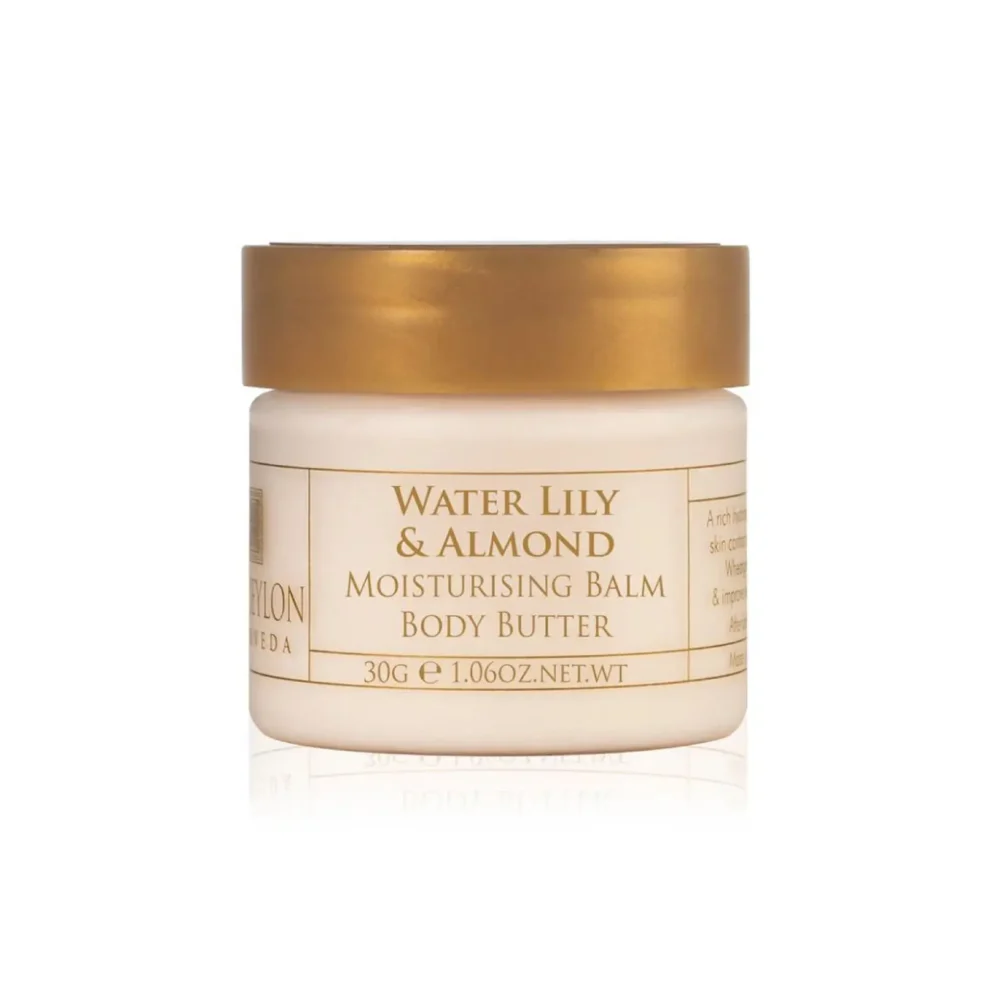WATER LILY & ALMOND - Moisturising Balm Body Butter 30g